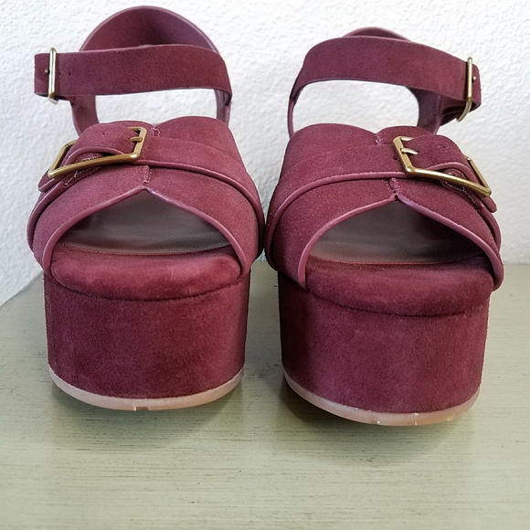 CHARLOTTE STONE Raf Sandals In Merlot - Picture 6 of 10
